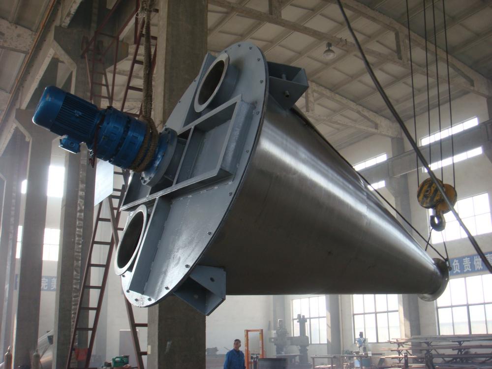 double screw conical plastic powder mixer