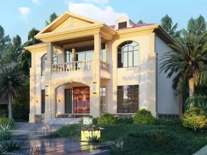 Low Price Light Steel Two Story Villas