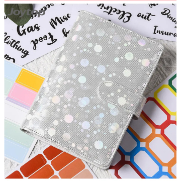 Joytop χονδρική έθιμο καλό υλικό εξάχνωση A6 Binder Notebook Shimmer
