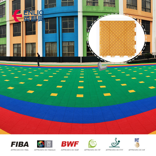 FIBA Enlio Basketball Flooring Interlock Court Tiles