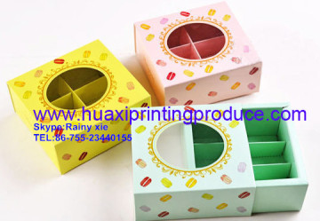 colorful square chocolate boxes