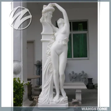High quality granite nude garden statues