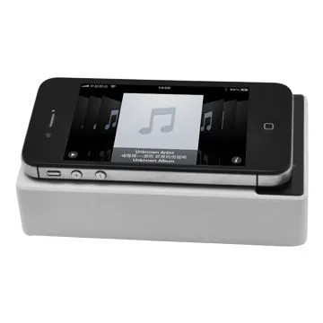 Portable wireless cellphone induction speaker amplifier