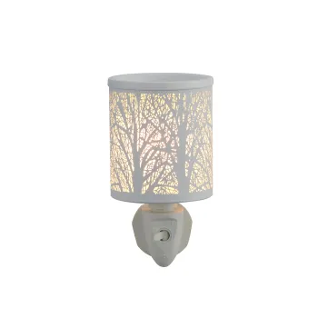 Plug-In Electric Wax Warmer with Tree Fragrance Wall Light Lamp