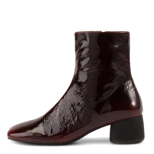 Elegant Low Heel Leather Short Boots for Women