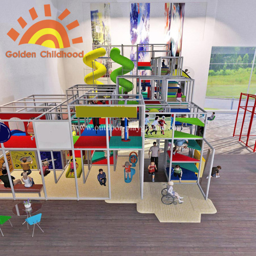 Grande aire de jeux intérieure pour enfants en vente