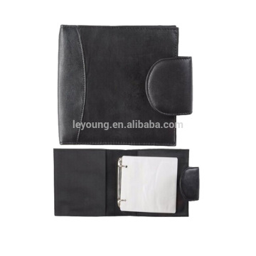 Leather CD/DVD Storage Binder Holder