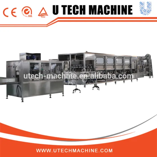 automatic water filling line auto 5 gallon bucket water bottling plant sales
