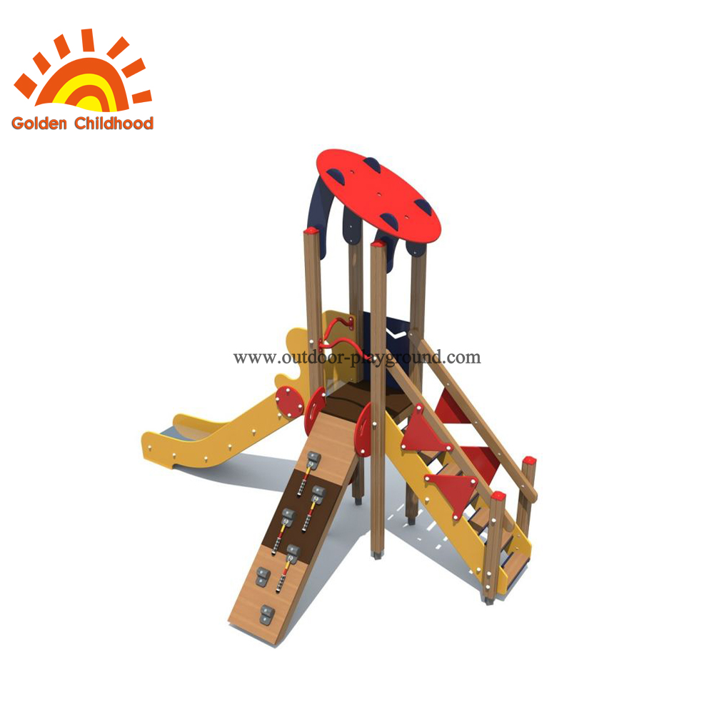 Outdoor Climbing Panel Slide Structure