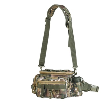 Waterproof Single Shoulder Backpack - Fishing Tackle Sling Bag