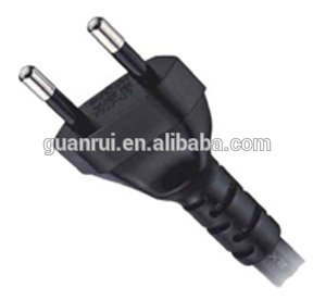 Brazil INMETRO power cord and extention cord with 2-pin plug
