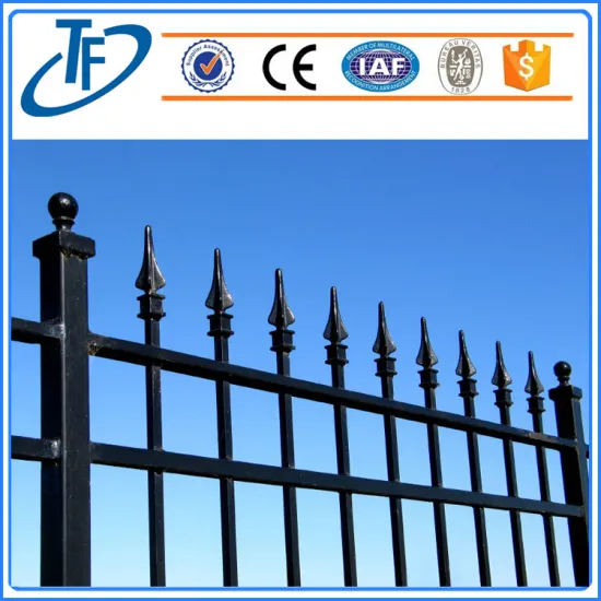 Spear top steel fencing /garrison fencing panel