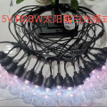 Led Light String 5V RGBW 15-head solar string light Supplier