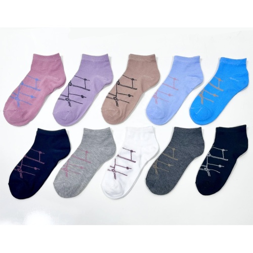 Shallow-mouthed lady boat socks