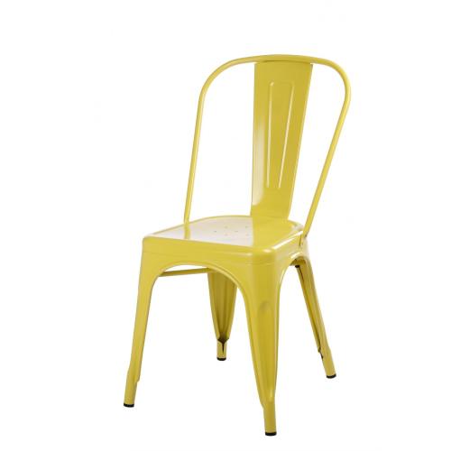 Stackable industrial Tolix powder coating Chairs replica