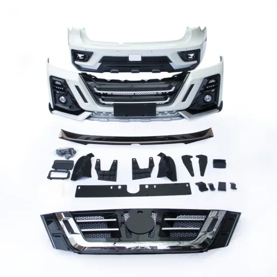 TDCMY Car Body Kit with Grille, Middle Spoiler, Fender Light for Nissan Patrol 2016-2020 Y62