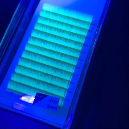 Korean Neon UV Glow in the Dark Eyelash Extensions