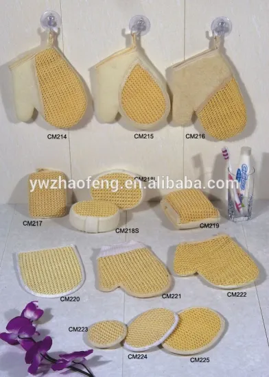 Natural sisal bath product bath mitt