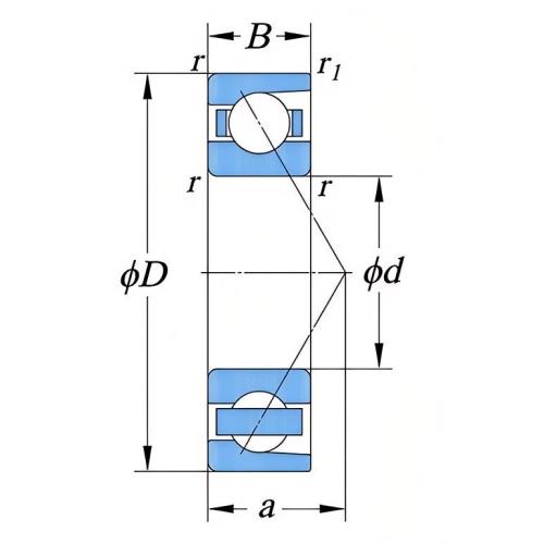 单向角接触球轴承