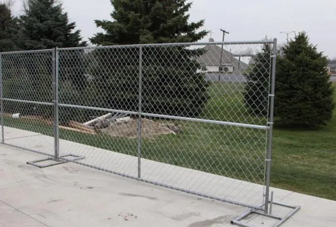 Construction Sites Use Chain Link Temporary Fencing