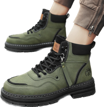 High-Quality, Low-Price Men's Marting Boots - British Trend High Top Shoes for Men