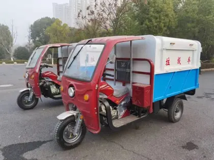 electric garbage truck electric three-wheeled garbage truck