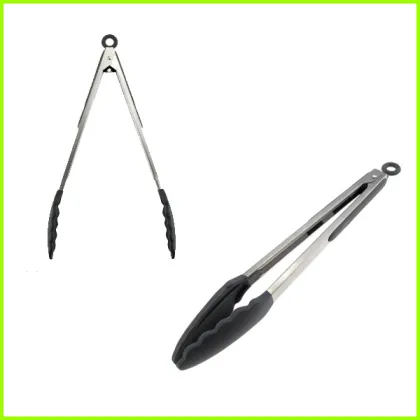 Premium FDA Approved Silicone Salad Tongs