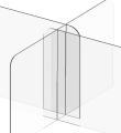 durchsichtige Plexiglas-Trennwand-Trennwand-Trennwand Niesschutz