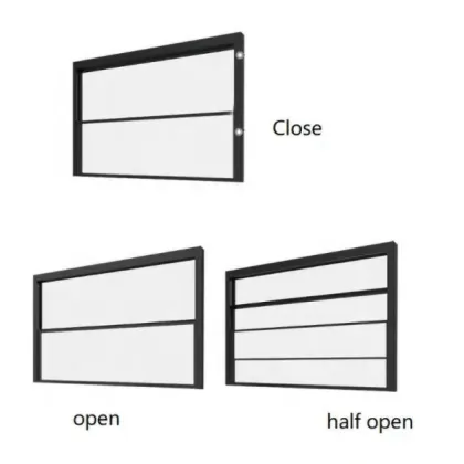 Ikealuminum 2023 PVC Balcony Window - Sliding Windows for Aluminium Vertical Sliding Balcony Windows
