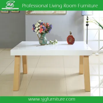 Dining Room Table Bright Colored Spraying Legs Dining Table Sets