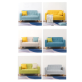 Modern Furniture Fabric Velvet Blue Single Sofa