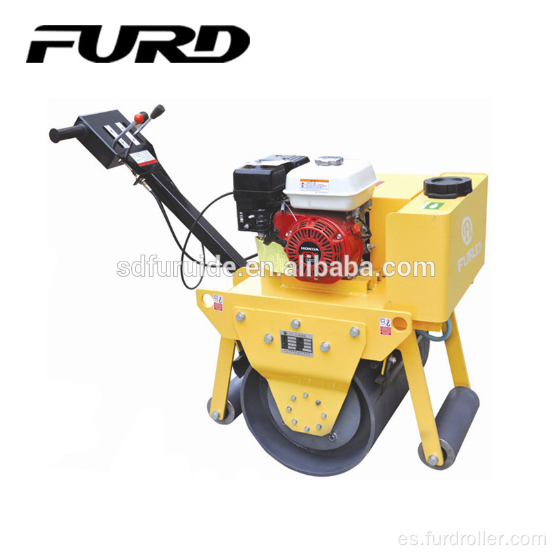 Máquina de rodillos de carretera vibratoria de motor de gasolina de alta calidad (FYL-600)