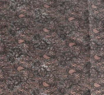 lace and wollen bonded fabric