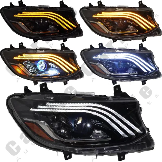LED Headlights Upgrade for Mercedes-Benz Sprinter 907/910 (2019-2023) - Maybach Model
