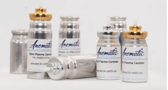 Metal packaging Drug delivery 'components