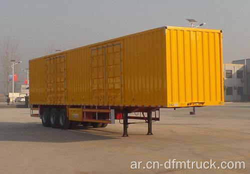 3-Axle Box Cargo Van Container نصف مقطورة