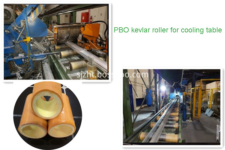 PBO+Kevlar Felt Tubes Fabric For Aluminium Extrusion