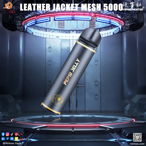 Leather Jacket Mesh Vape 5000