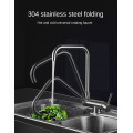 Modern Single Handle Stainless Steel Sink Kitchen Faucet