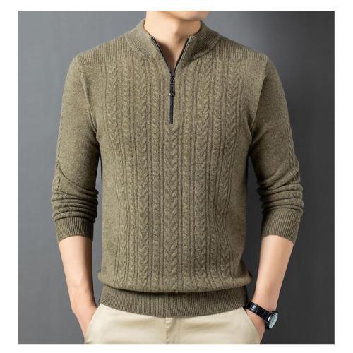 Men's Casual Quarter-Zip Sweaters