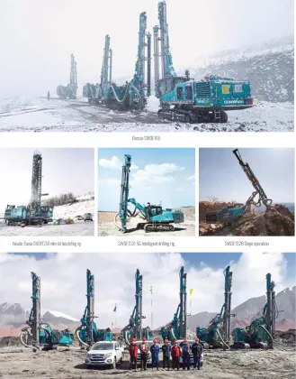 SUNWARD Drilling Rigs Models Comparison: SWDE165B, SWDE165Q, SWDE165A, and SWDA165C
