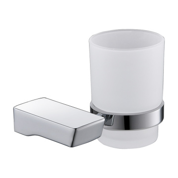 Wall Mount Bathroom Toothbrush Tumbler Cup Holder