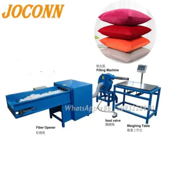 2023 New Feather Cotton Ball Fiber Pillow Stuffing Filling Machine / Foam Particles Filler Machine for Pillows