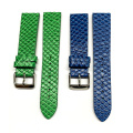 Custom Fishskin pattern Genuine leather watch strap