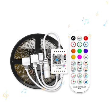 फैक्टरी बिक्री: DC12V-24V 4PIN 1TO 2 IR24KEY RGB WIFI एलईडी कंट्रोलर
