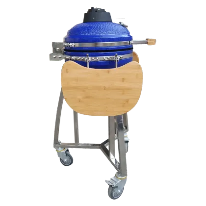 16 Inch Ceramic Charcoal Grill for Outdoor Kitchen - Joe Kamado Barbecue