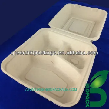sugarcane pulp biodegradable take out boxes