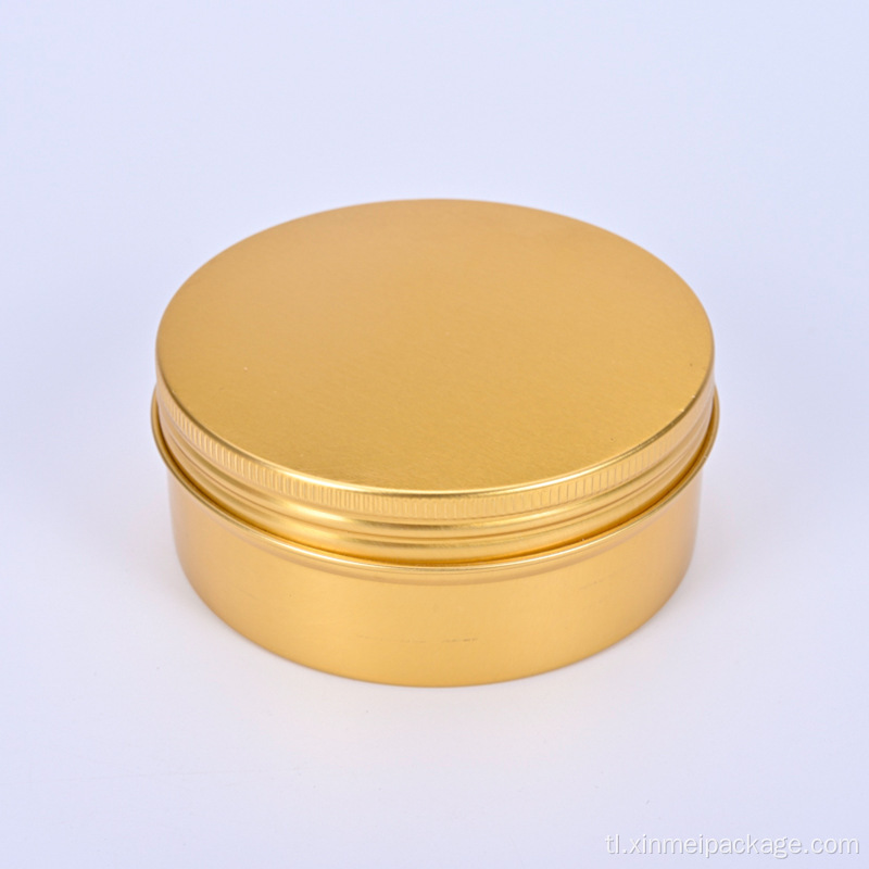 200g walang laman na imbakan ng metal na may mga lids