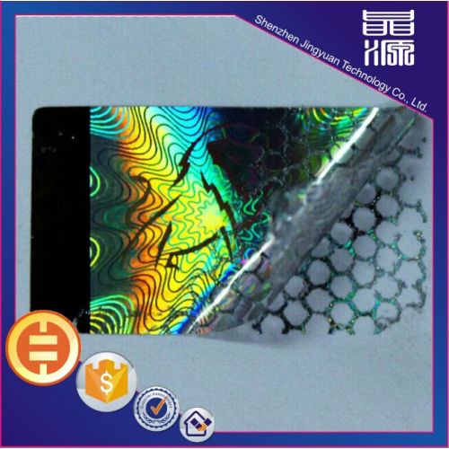 Honeycomb pattern security labels customized sticker