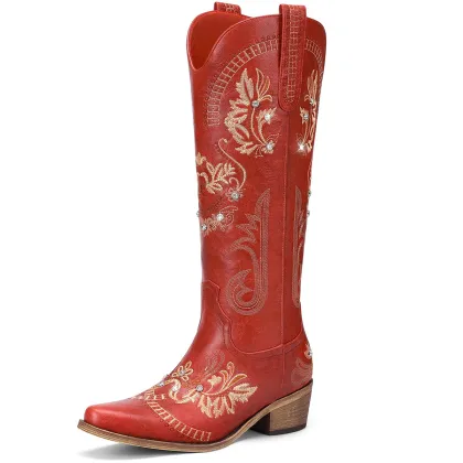 Women's Knee High Cowgirl Boots